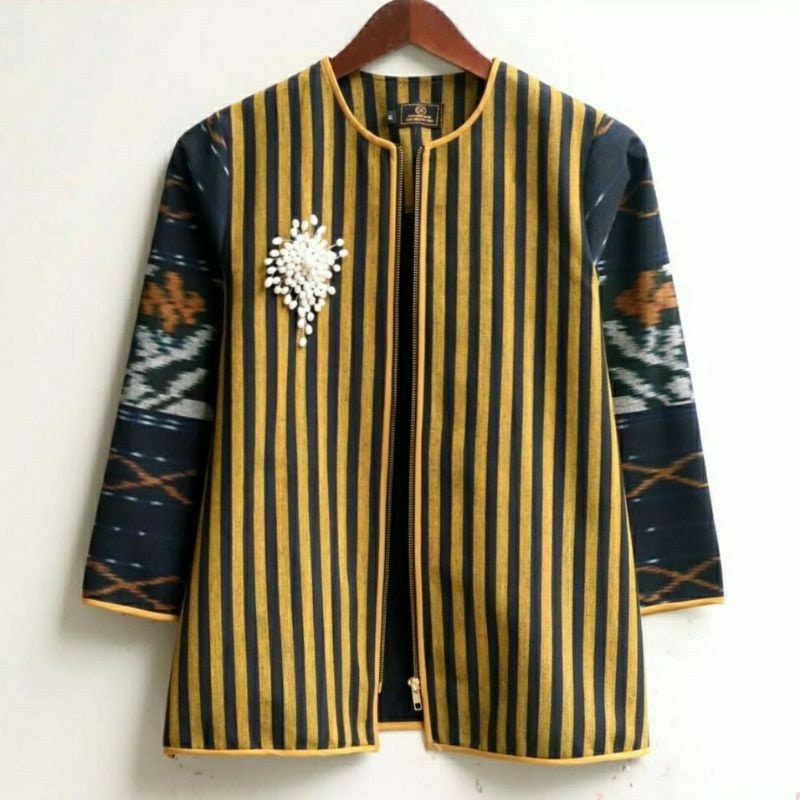 Batik Outer Blazer, Batik Jacket Traditional Indonesia - KATCO