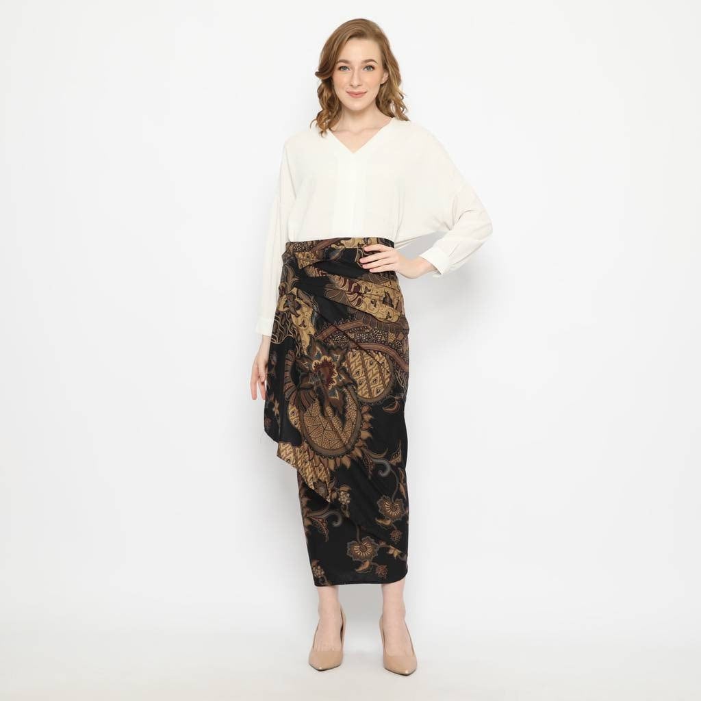 Batik Wrap Skirt, Kebaya Skirt Traditional from Indonesia - KATCO